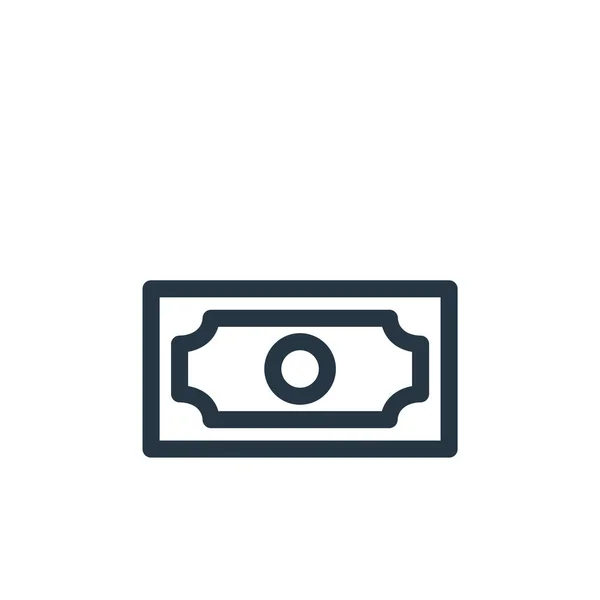 Money Icon Vector Miscellaneous Concept Thin Line Illustration Money Editable — Stock Vector