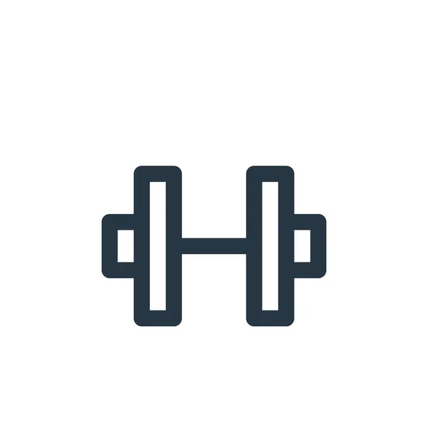 Exercices Icône Vecteur Concept Fitness Illustration Ligne Mince Des Exercices — Image vectorielle
