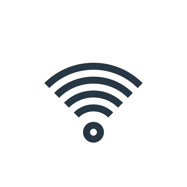 Icono Señal Wifi Vector Concepto Red Ilustración Línea Delgada Señal — Archivo Imágenes Vectoriales