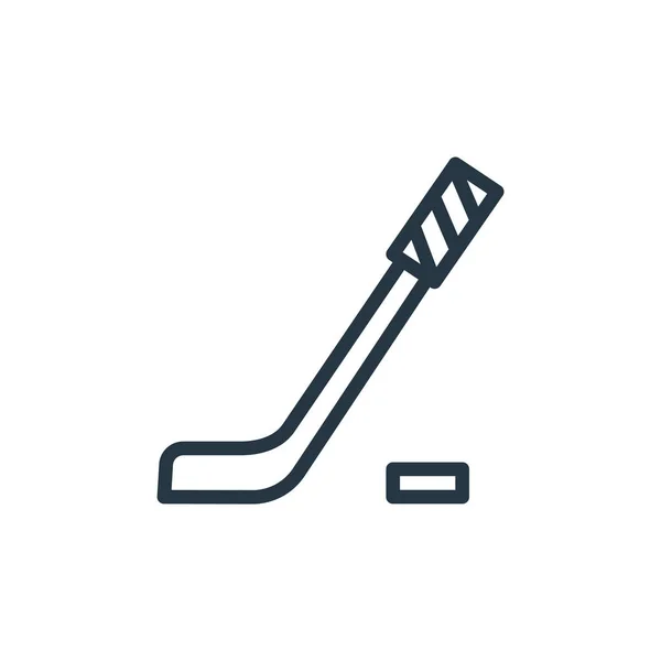 Ijshockey Icoon Vector Van Sport Concept Dunne Lijn Illustratie Van — Stockvector