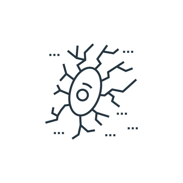 Нервы Иконка Вектор Органов Клеток Медицинской Концепции Конопли Тонкая Линия — стоковый вектор