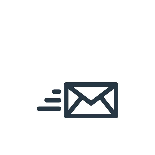 Email Ikon Vektor Különböző Fogalom Vékony Vonal Illusztrációja Mail Szerkeszthető — Stock Vector