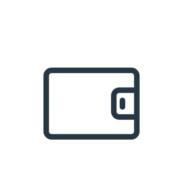 Wallet Icon Vektor Aus Verschiedenen Konzepten Dünne Abbildung Des Portemonnaies — Stockvektor