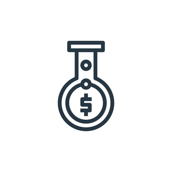 money icon vector from business and money concept. Thin line illustration of money editable stroke. money linear sign for use on web and mobile apps, logo, print media.