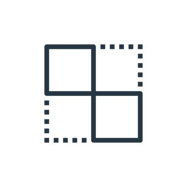 Hesap tablosu kavramından simge vektörünü engelle. Blok düzenlenebilir vuruşun ince çizgisi. Web ve mobil uygulamalarda kullanım için doğrusal işareti engelle, logo, yazdırma ortamı.