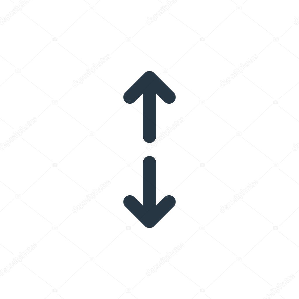 resize icon vector from arrows concept. Thin line illustration of resize editable stroke. resize linear sign for use on web and mobile apps, logo, print media.