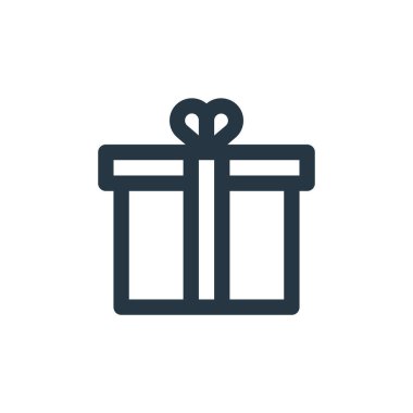 Noel konseptinden bir simge vektörü. Şimdiki düzenlenebilir felcin ince bir çizgisi. Web ve mobil uygulamalar, logo ve yazdırma ortamlarında kullanım için mevcut doğrusal işaret.