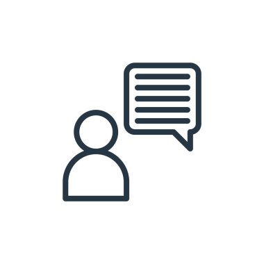 Eğitim konseptinden metin ikonu vektörü. Metin düzenlenebilir vuruşun ince çizgisi. Web ve mobil uygulamalarda kullanmak için metin doğrusal işareti, logo, yazdırma ortamı.