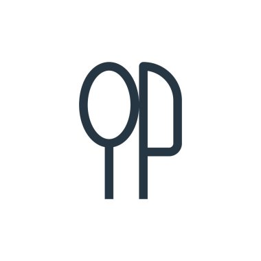 Gıda içeceği konseptinden çatal bıçak ikonu vektörü. Düzenlenebilir çatal bıçak darbesinin ince çizgisi. Web ve mobil uygulamalarda kullanmak için çatal bıçak doğrusal işareti, logo, yazdırma ortamı.