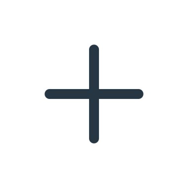 Artı temel öğelerden ikon vektörü. Düzenlenebilir felcin ince bir çizgisi. Artı web ve mobil uygulamalarda kullanmak için doğrusal işaret, logo, yazdırma ortamı.