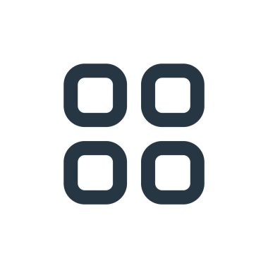 temel kavramlardan küçük resimler ikon vektörü. Küçük resimlerin düzenlenebilir darbelerinin ince çizgisi. Web ve mobil uygulamalarda kullanmak için küçük resimler doğrusal işareti, logo, yazdırma ortamı.