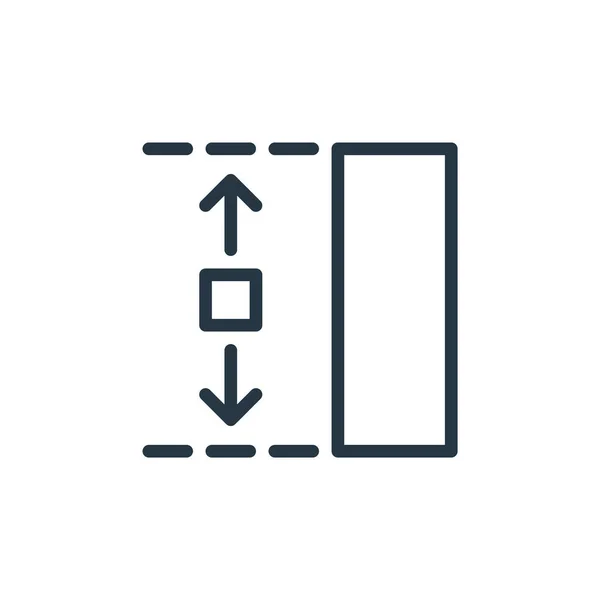 Columns Icon Vector Spreadsheet Concept Thin Line Illustration Columns Editable — Stock Vector