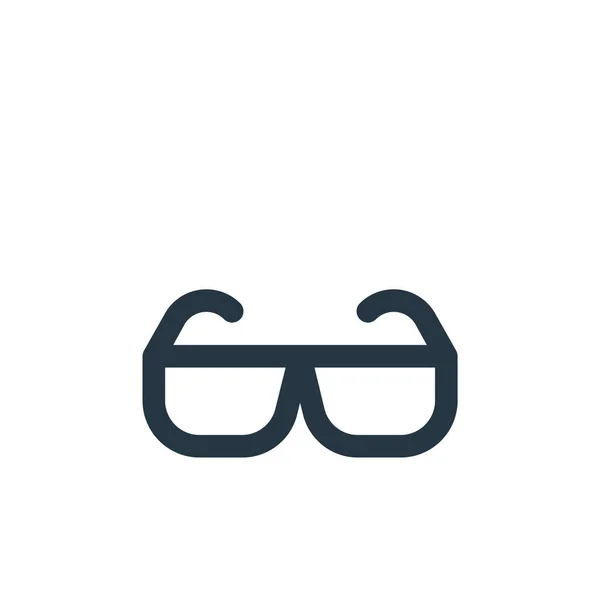 Sonnenbrille Symbol Vektor Aus Frühjahrskonzept Dünne Abbildung Einer Sonnenbrille Mit — Stockvektor