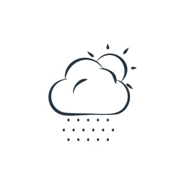 Hava konseptinden kar ikonu vektörü. İnce çizgili, düzenlenebilir kar felci çizgisi. Web ve mobil uygulamalarda kullanmak için kar doğrusal işareti, logo, yazdırma ortamı.