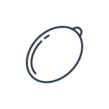 Bitki konseptindeki tohum ikonu vektörü. İnce çizgili düzenlenebilir felç çizgisi. Web ve mobil uygulamalar, logo ve yazdırma ortamlarında kullanmak için doğrusal kaynak işareti.