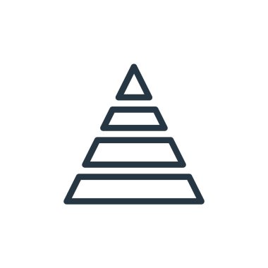 Grafik konseptinden diyagram ikonu vektörü. Düzenlenebilir felcin ince bir çizgisi. Web ve mobil uygulamalarda kullanmak için diyagram doğrusal işareti, logo, yazdırma ortamı.