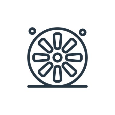 Sağlık konseptinden limon ikonu vektörü. İnce çizgili limon deformasyonu. Web ve mobil uygulamalarda kullanmak için limon doğrusal işareti, logo, yazdırma ortamı.