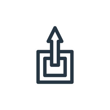 Etik kavramından kazanç ikonu vektörü. Düzenlenebilir vuruşların ince çizgisi. Web ve mobil uygulamalar, logo ve yazdırma ortamlarında kullanım için kâr doğrusal işareti.