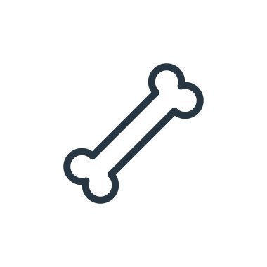 Tıbbi konseptten köpek maması ikonu vektörü. Düzenlenebilir köpek maması felcinin ince bir çizgisi. Web ve mobil uygulamalarda kullanmak için köpek maması doğrusal işareti, logo, yazdırma ortamı.