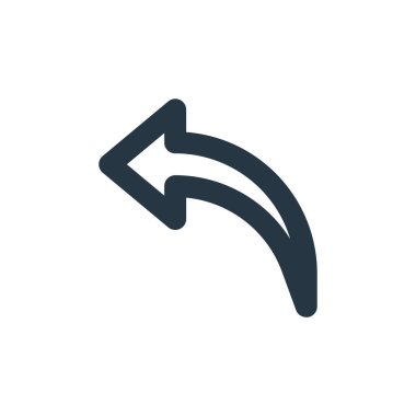 Temel kavramlardan ikon vektörüne cevap ver. Düzeltilebilir vuruşun ince çizgisi. Web ve mobil uygulamalar, logo ve yazdırma ortamlarında kullanım için doğrusal işareti yanıtla.