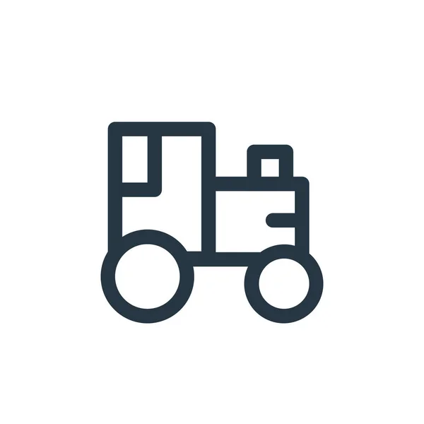 Іконка Вантажівки Вектор Концепції Подяки Тонка Лінія Ілюстрації Рухів Вантажівки — стоковий вектор