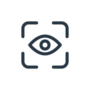 Arayüz konseptinden simge vektörünü göster. Düzenlenebilir felcin ince bir çizgisi. Web ve mobil uygulamalarda kullanmak için doğrusal işareti göster, logo, yazdırma ortamı.