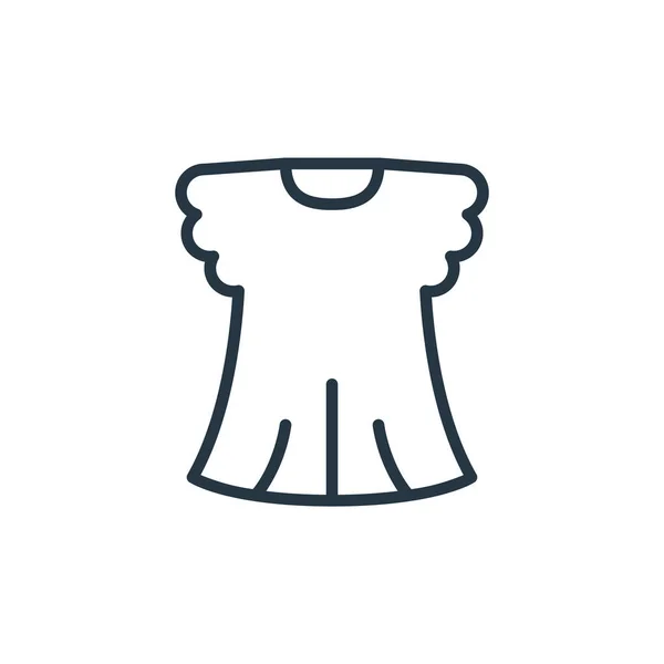 Верхний Вектор Иконок Моды Одежды Концепции Тонкая Линия Иллюстрации Верхнего — стоковый вектор