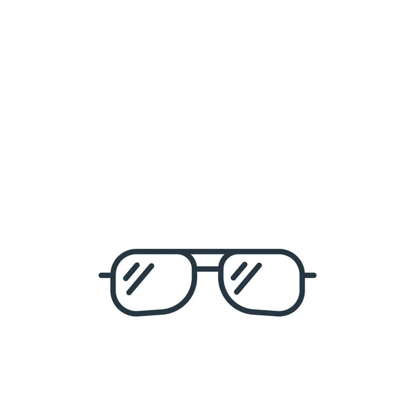 Wektor Ikony Okularów Przeciwsłonecznych Koncepcji Podróży Szczupła Ilustracja Okularów Przeciwsłonecznych — Wektor stockowy