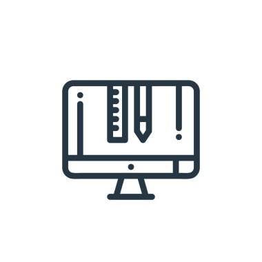 Tasarım konseptinden ikon vektörüne öncülük etti. İnce çizgili düzenlenebilir felç çizgisi. Web ve mobil uygulamalarda kullanım için öncü doğrusal işaret, logo, yazdırma ortamı.