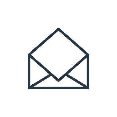 Eğitim ve okul konseptinden mesaj ikonu vektörü. Mesajın düzenlenebilir darbesinin ince çizgisi. Web ve mobil uygulamalarda kullanmak için ileti doğrusal işareti, logo, yazdırma ortamı.