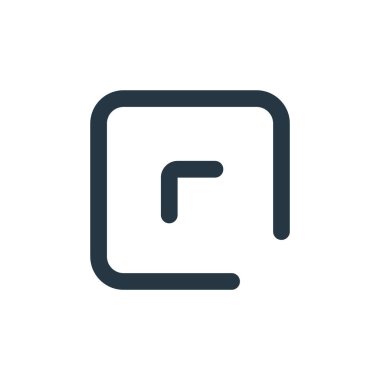 Ok konseptinden köşegen ok ikonu vektörü. Düzenlenebilir okun ince çizgi çizimi. Web ve mobil uygulamalarda kullanmak için çapraz ok doğrusal işareti, logo, yazdırma ortamı.