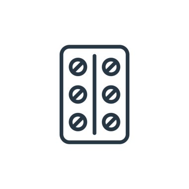 Sağlık hizmetleri konseptinden bir ikon vektörü. Düzenlenebilir kalp krizinin ince bir çizgisi. İnternet ve mobil uygulamalar, logo ve yazdırma ortamlarında kullanmak için tıbbı doğrusal işaret.