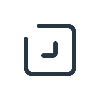 Ok konseptinden köşegen ok ikonu vektörü. Düzenlenebilir okun ince çizgi çizimi. Web ve mobil uygulamalarda kullanmak için çapraz ok doğrusal işareti, logo, yazdırma ortamı.