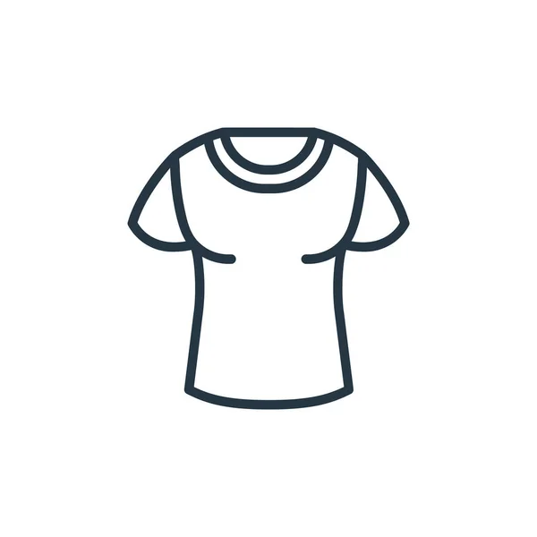 Wektor Ikony Koszuli Koncepcji Mody Odzieży Szczupła Ilustracja Koszuli Edytowalnego — Wektor stockowy