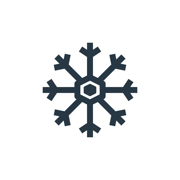 スノーフレークアイコンベクトルを旅行コンセプトから 雪片編集可能なストロークの細い線図 Webおよびモバイルアプリ 印刷メディアで使用するための雪の結晶線形標識 — ストックベクタ