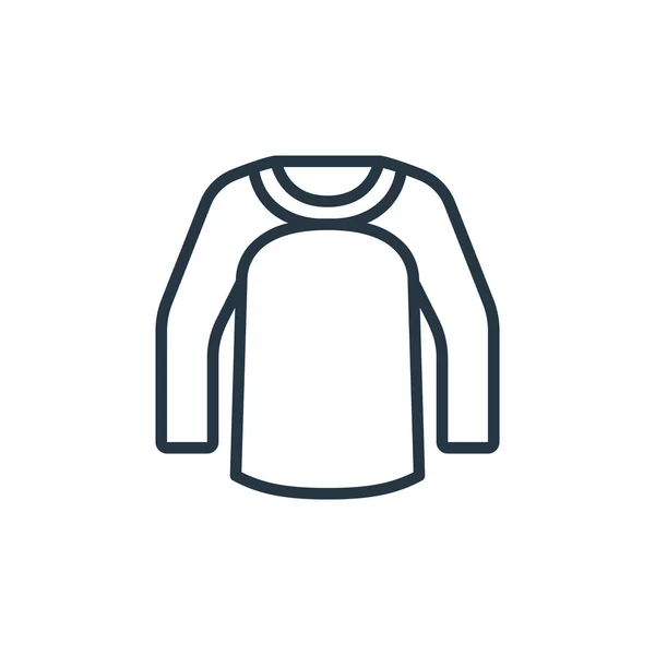 ファッションと服のコンセプトのシャツアイコンベクトル シャツ編集可能なストロークの細い線イラスト ウェブやモバイルアプリ 印刷メディアで使用するためのシャツの線形記号 — ストックベクタ
