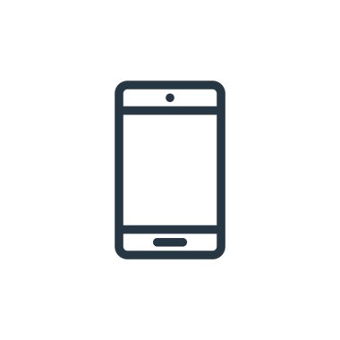 Pazarlama iş konseptindeki telefon ikonu vektörü. İnce çizgili, düzenlenebilir telefon felci çizgisi. Web ve mobil uygulamalarda kullanmak için telefon doğrusal işareti, logo, yazdırma ortamı.