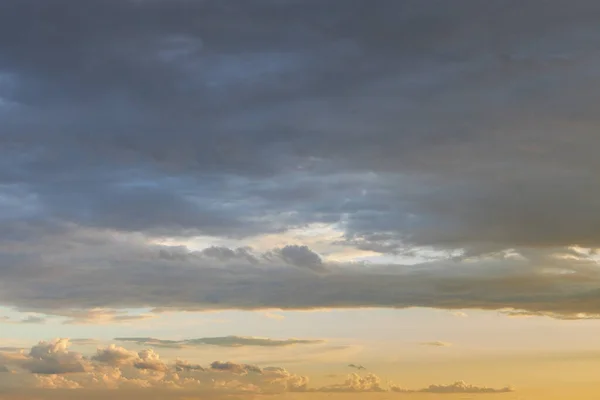 Evening Sunset Sky Thunderstorm — Stock Photo, Image