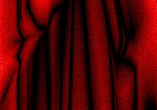 Fond Tissu Soie Ondes Tissu Satin Rouge Textile Ondulant Écoulement — Photo