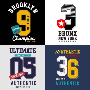 tasarım vektör tipografi varsity koleksiyonu yazdırma t gömlek erkekler için 