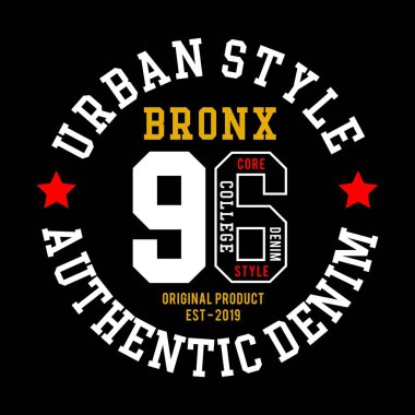 baskı t shirt için vektör tipografisi