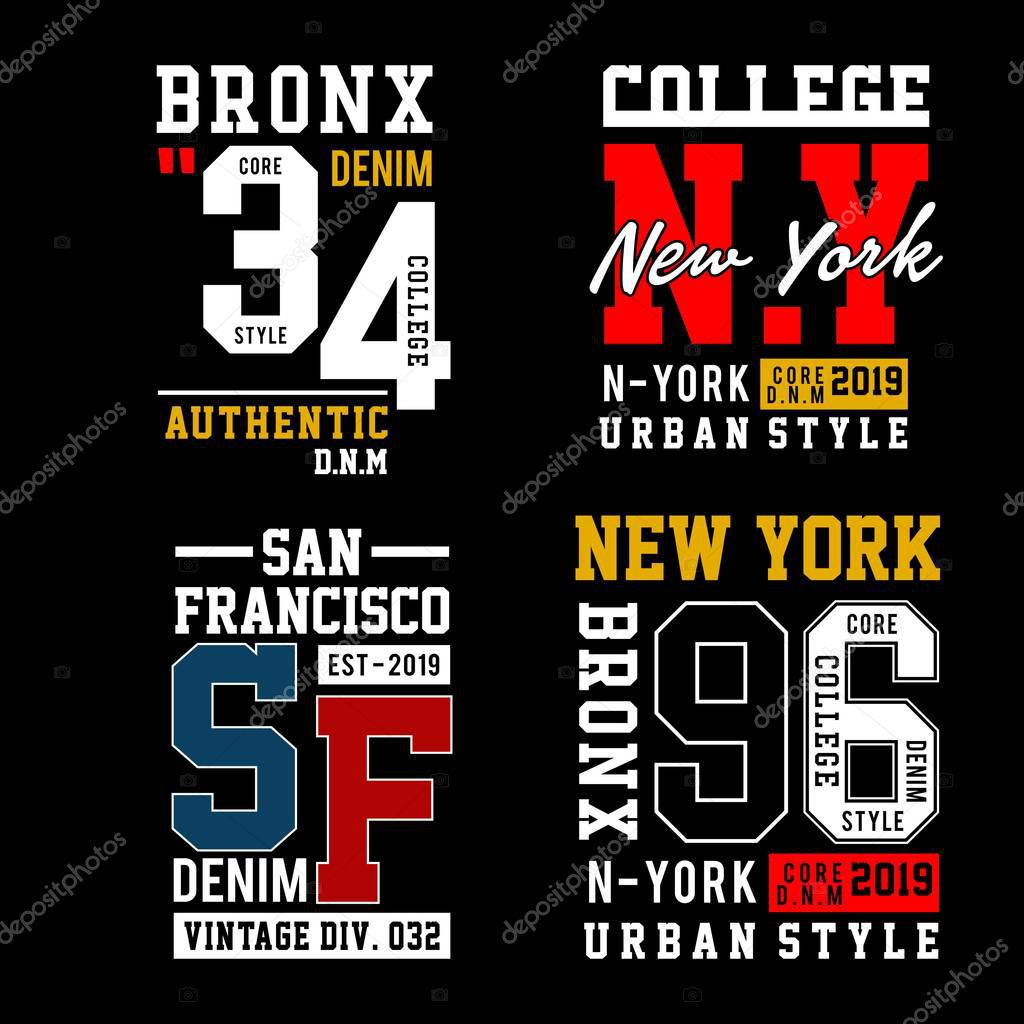 vector typography for print t shirt