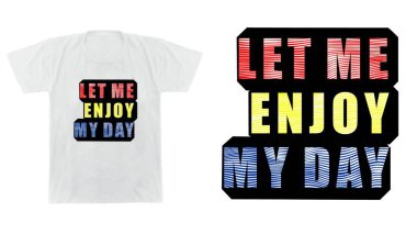 Yazılı tişört ve daha fazlası için tipografi tasarımı