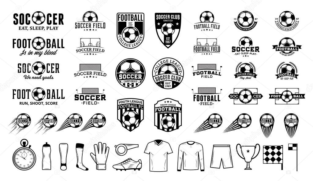 Set Of Vector Football Soccer Club Logo Labels And Icons For Sport Teams Tournaments And Organizations Premium Vector In Adobe Illustrator Ai Ai Format Encapsulated Postscript Eps Eps Format Set Of Vector Football Soccer Club Logo Labels And Icons For Sport Teams Tournaments And Organizations Premium Vector In Adobe Illustrator Ai Ai Format Encapsulated Postscript Eps Eps Format