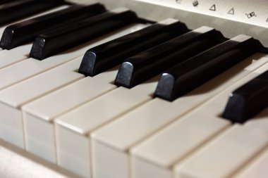 Teklas brancas e pretas do piano