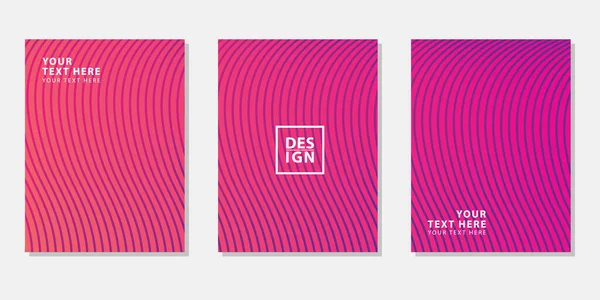Dinamik çizgili minimalist poster dizaynı
