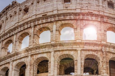 Roma'daki Colosseum mimari detay