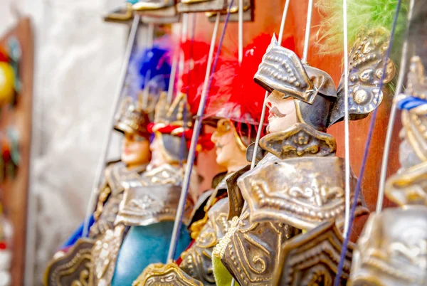 Marionnettes Traditionnelles Siciliennes Utilisées Pour Opéra Dei Pupi Est Une — Photo