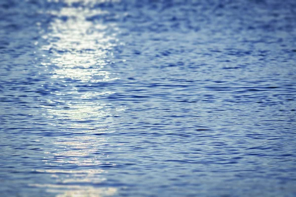 Reflejo Luz Del Sol Mar Azul Conceptos Relajación Naturaleza — Foto de Stock