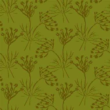 Dill çiçekleri sarı yeşil gölgeler